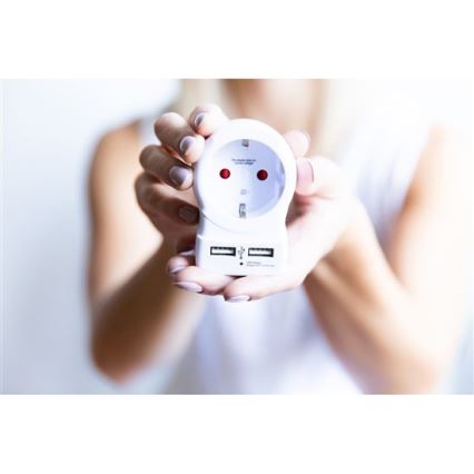 Putni adapter za UK 230V sa 2x USB portom