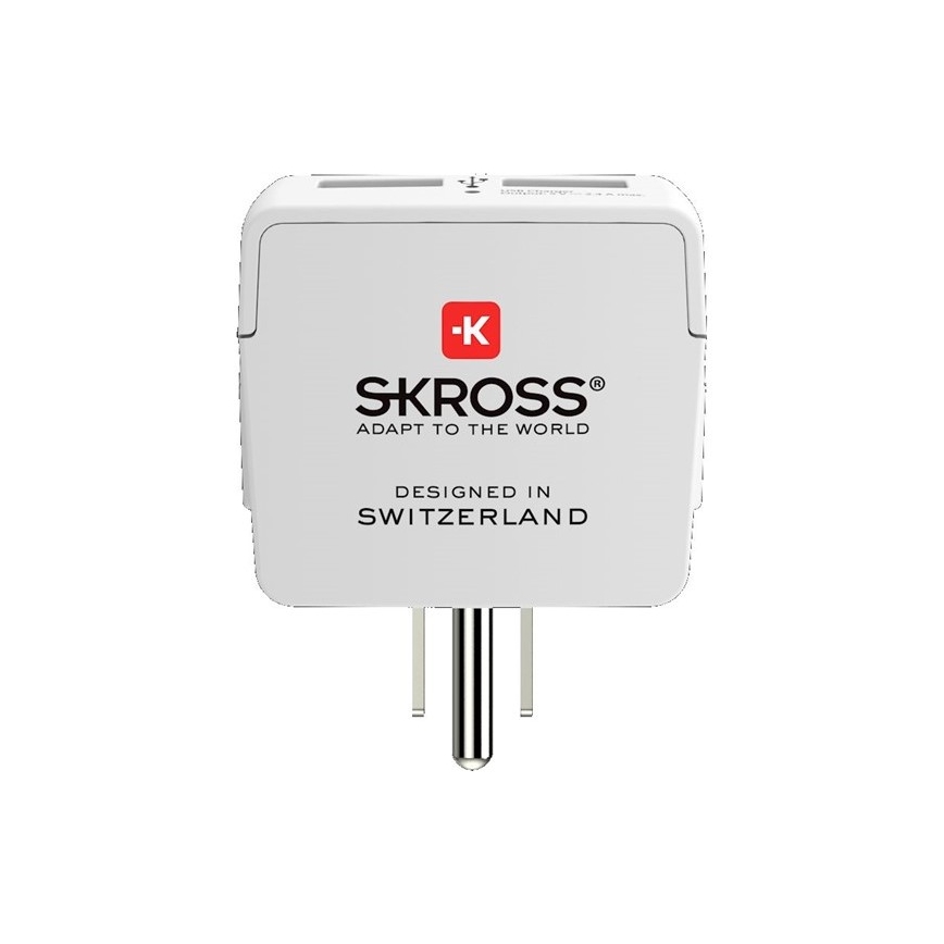 Putni adapter za SAD 230 V sa 2x USB priključka