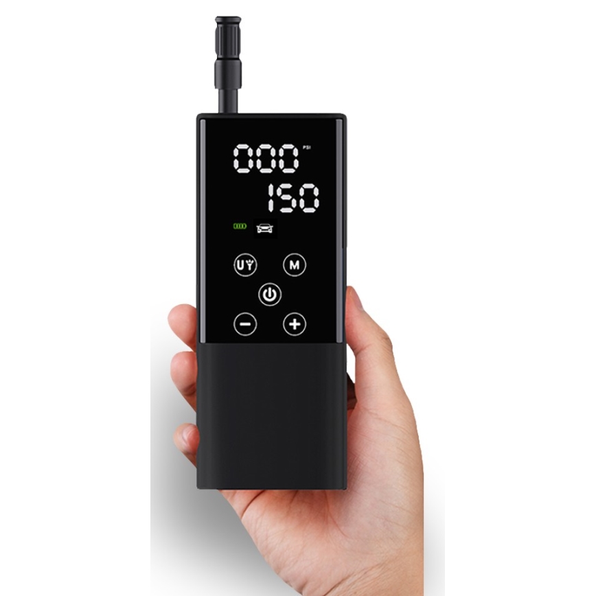 Digitalni džepni kompresor 2000 mAh 5V crni