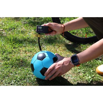 Digitalni džepni kompresor 500 mAh 5V, crni