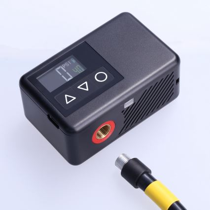 Digitalni džepni kompresor 500 mAh 5V, crni