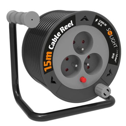 Produžni kabl na bubnju, 3 utičnice, 12 m