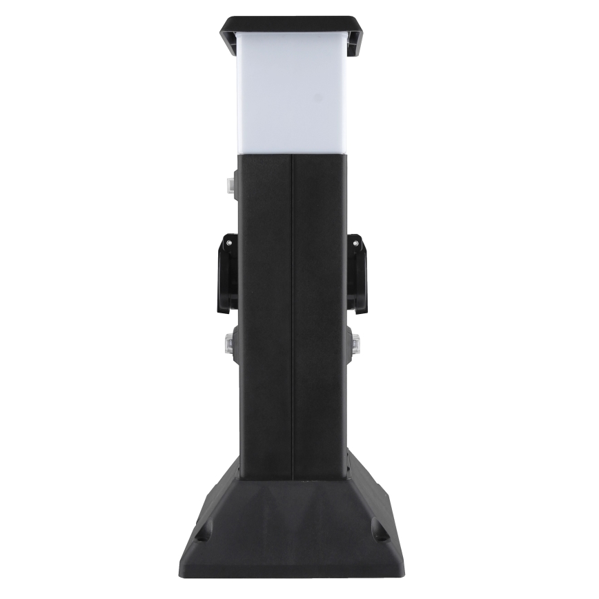 Spoljašnja lampa sa 2 grla, 1xE14/15W/230V, IP44, crna