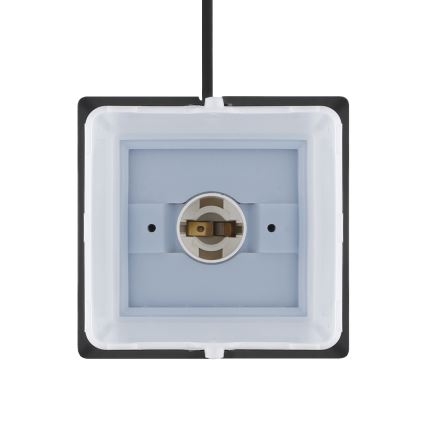 Spoljašnja lampa sa 2 grla, 1xE14/15W/230V, IP44, crna