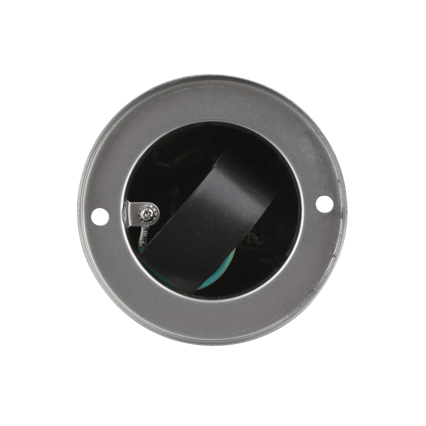 Spoljašnji stub sa 2 utičnice 230 V IP44, mat hrom, okrugli