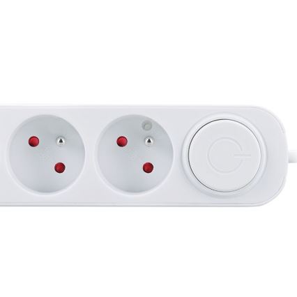 Produžni kabl 3 utičnice sa prekidačem i USB-A/USB-C punjenjem, 5 m