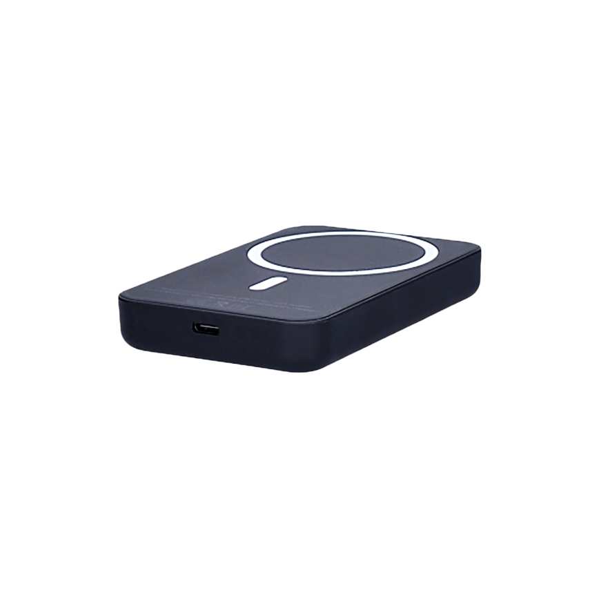 Powerbank 5000 mAh MagSafe crna
