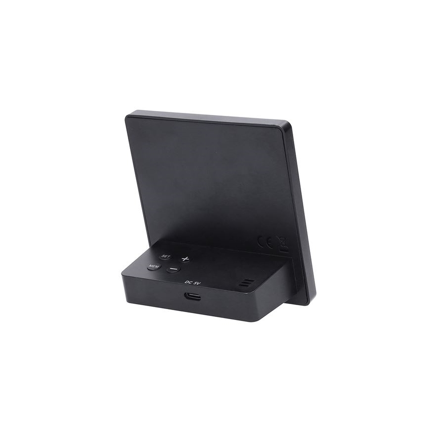 Digitalni termometar 5V/2xAAA + 2xAAA crna