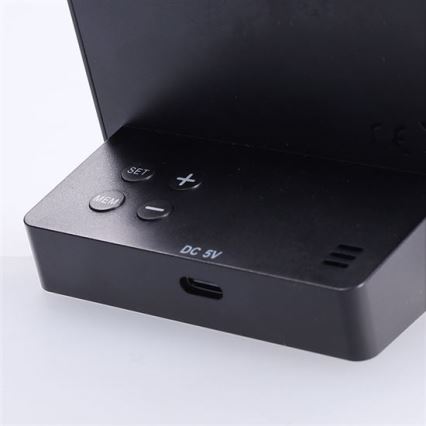 Digitalni termometar 5V/2xAAA + 2xAAA crna
