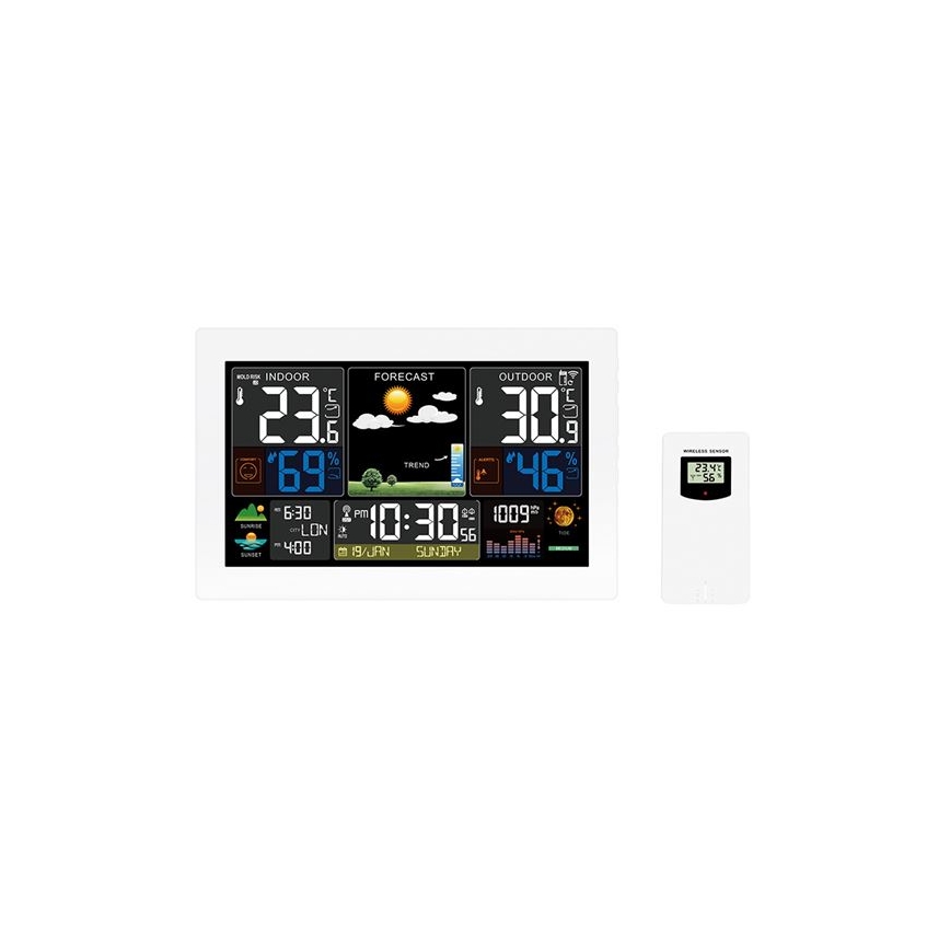 Meteo stanice sa LCD ekranom u boji 5V/2xAA + 2xAA