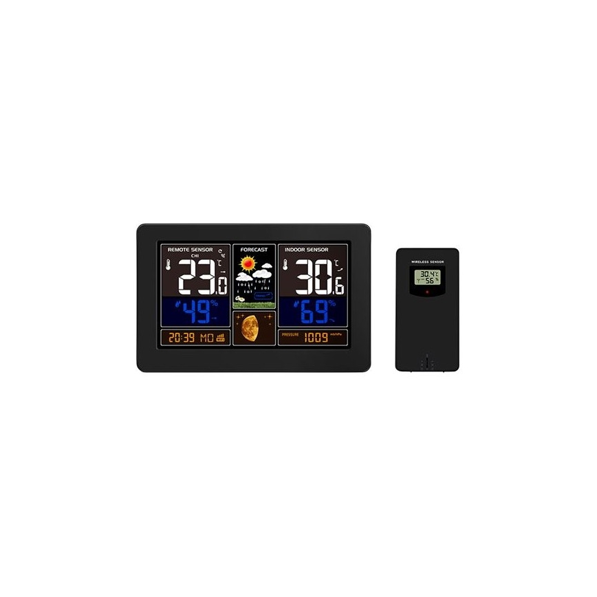 Vremenske stanice sa LCD ekranom u boji 2xAA/5V + 2xAA Wi-Fi Tuya