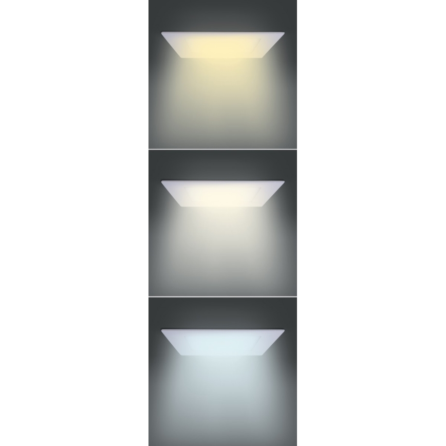 LED ugradno svetlo LED/12W/230V 3000/4000/6000K 17x17 cm belo