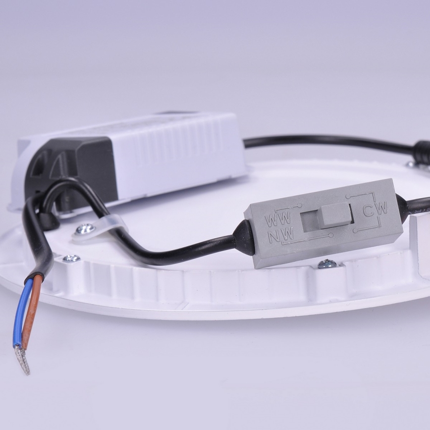 LED ugradno svetlo LED/12W/230V 3000/4000/6000K 17x17 cm belo