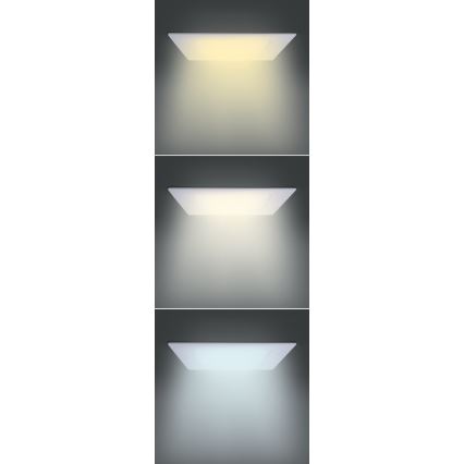LED ugradno svetlo LED/18W/230V 3000/4000/6000K 22,5x22,5 cm bela