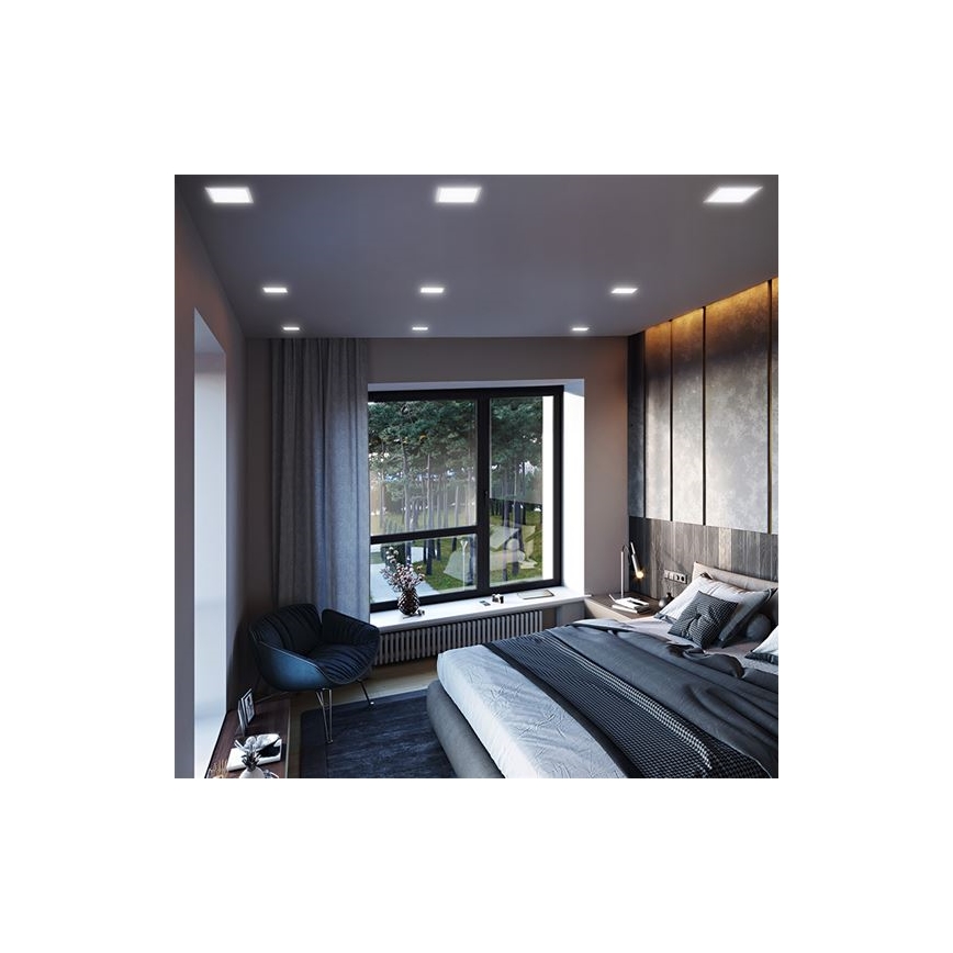 LED ugradno stropno svetlo LED/24W/230V 3000/4000/6000K 30x30 cm belo