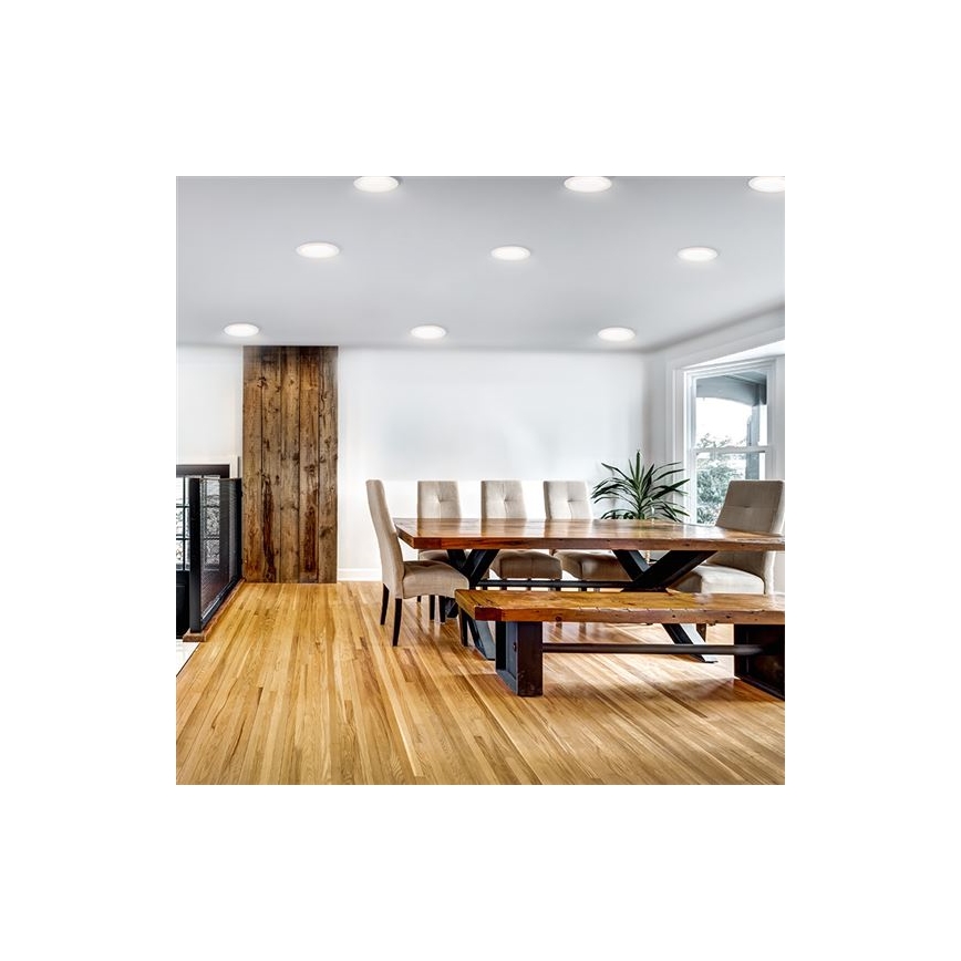 LED ugradno svetlo LED/6W/230V 3000/4000/6000K prečnik 12 cm belo