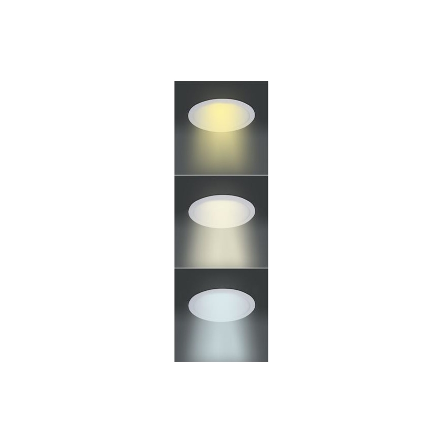 LED ugradno svetlo LED/6W/230V 3000/4000/6000K prečnik 12 cm belo