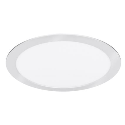 LED površinski/ugradni panel 2 u 1 18W/230V 3000/4000/6000K prečnik 22,5 cm IP54 srebran