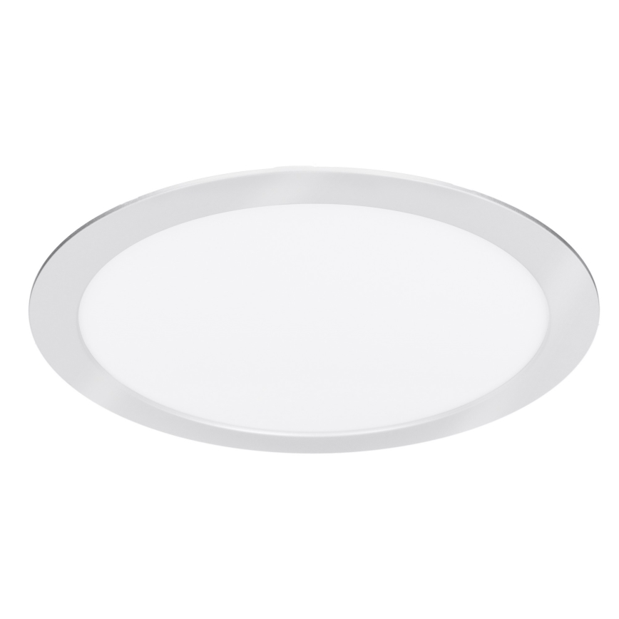 LED površinski/ugradni panel 2 u 1 18W/230V 3000/4000/6000K prečnik 22,5 cm IP54 srebran