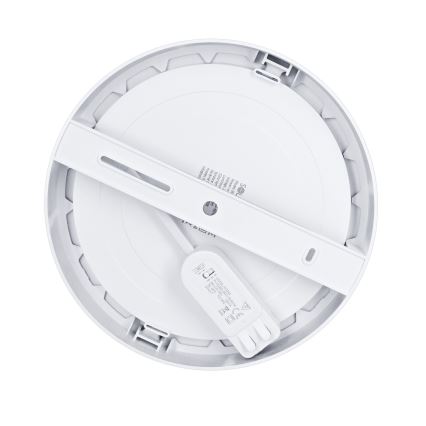 LED površinski/ugradni panel 2 u 1 18W/230V 3000/4000/6000K prečnik 22,5 cm IP54 srebran