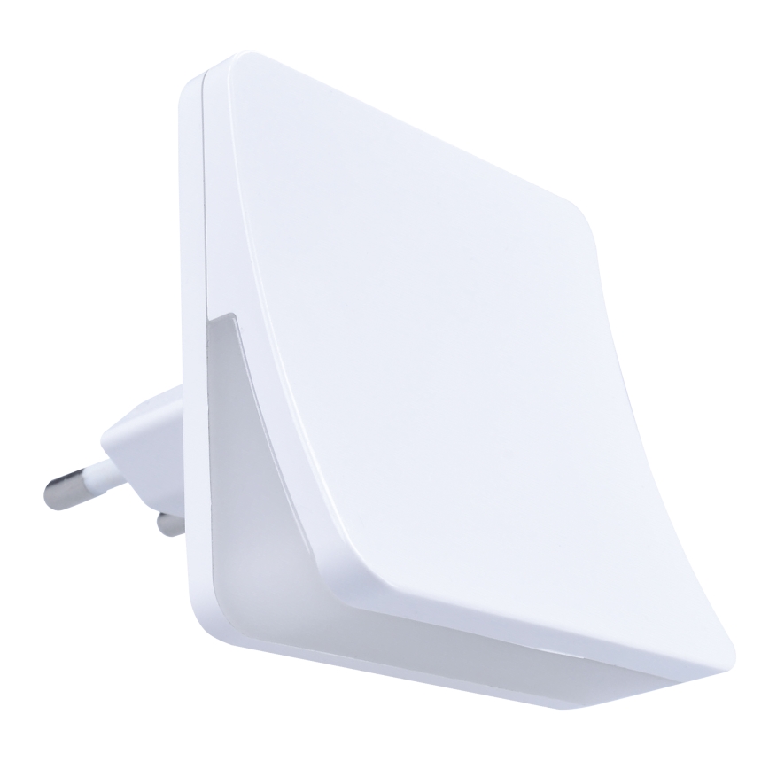 LED orijentaciono svetlo sa senzorom za sumrak za utičnicu LED/0,5W/230V 3000K