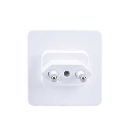 LED orijentaciono svetlo sa senzorom za sumrak za utičnicu LED/0,5W/230V 3000K