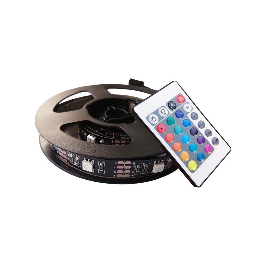 Set od 2 LED RGB trake za TV sa daljinskim upravljačem, IP65, LED/USB, 50 cm