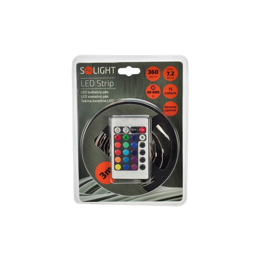 LED traka sa daljinskim upravljačem 7,2W/12V 3m