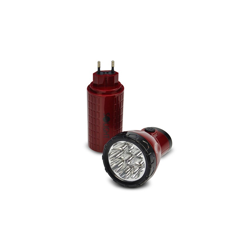 LED punjiva baterijska svetiljka 9xLED/4V 800mAh, priključna