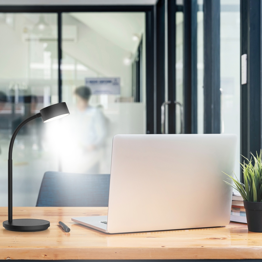 LED prigušiva dodirom stona lampa LED/4,5W/5V 3000/4000/6500K crna