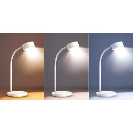 LED prigušiva dodirna stona lampa LED/4,5W/5V 3000/4000/6500K bela