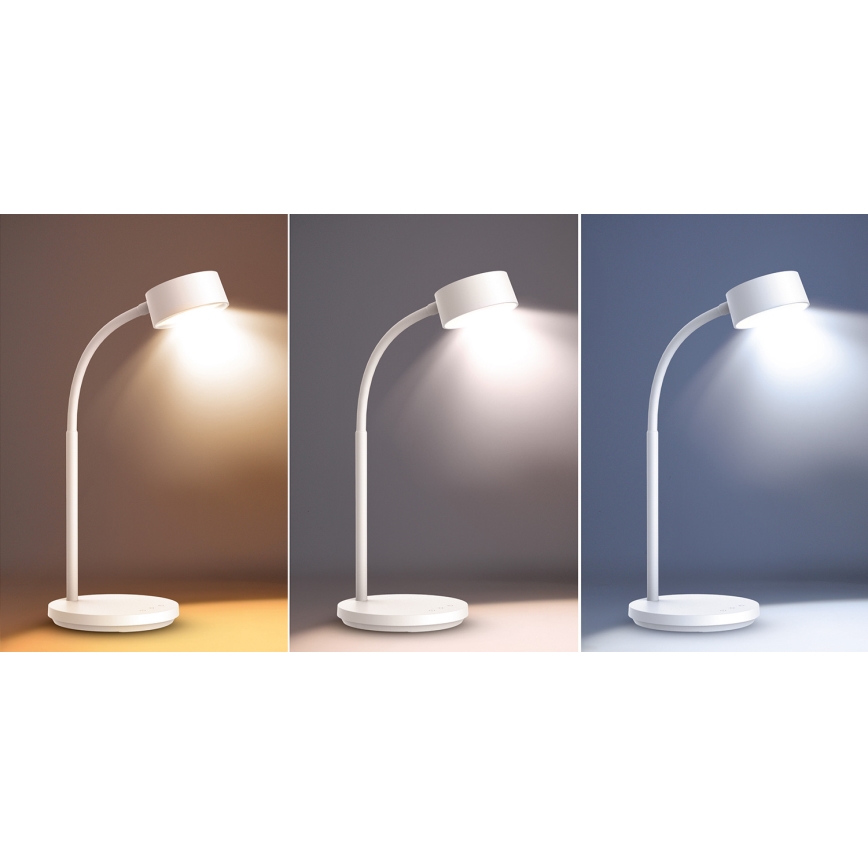 LED prigušiva dodirna stona lampa LED/4,5W/5V 3000/4000/6500K bela