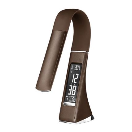 LED stona lampa prigušiva sa displejem LED/6W/230V braon