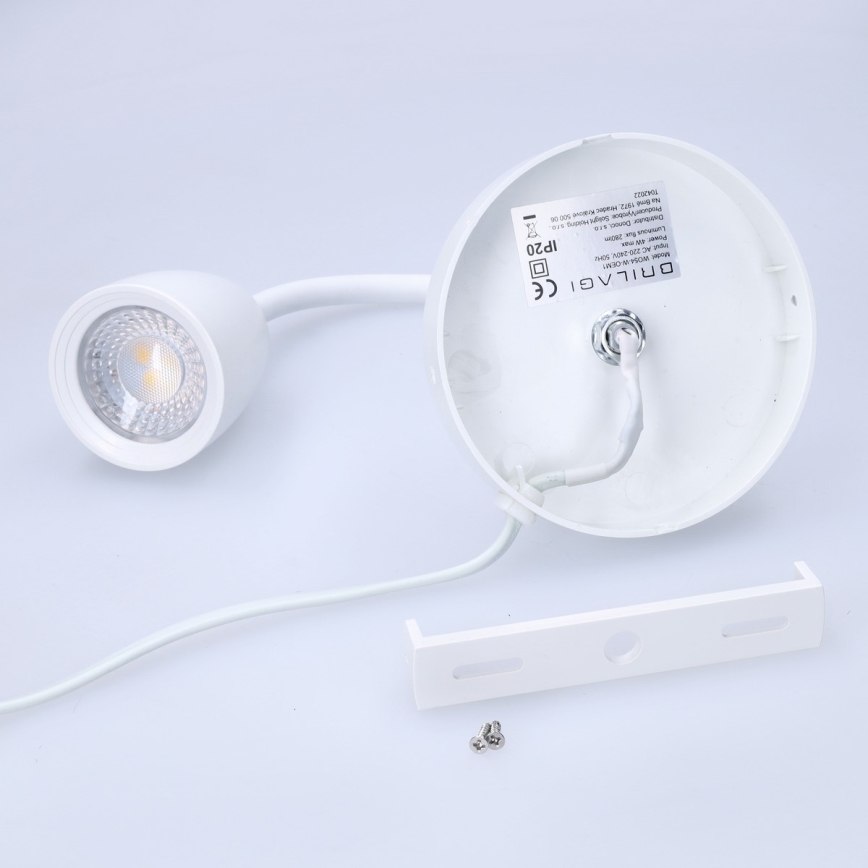 Prigušiva LED zidna lampica/4W/230V