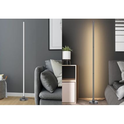 LED RGB prigušiva podna lampa RAINBOW LED/18W/230V Wi-Fi Tuya + daljinsko upravljanje