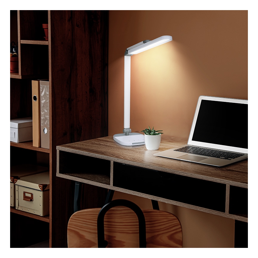 LED prigušiva dodirna stona lampa sa noćnim osvetljenjem LED/10W/5V 3000/4000/5000K bela