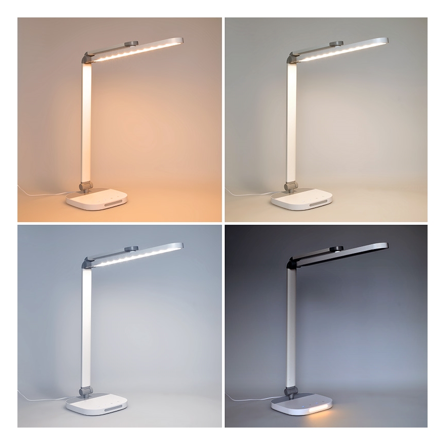 LED prigušiva dodirna stona lampa sa noćnim osvetljenjem LED/10W/5V 3000/4000/5000K bela