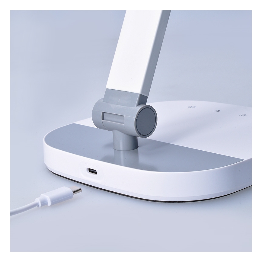 LED prigušiva dodirna stona lampa sa noćnim osvetljenjem LED/10W/5V 3000/4000/5000K bela