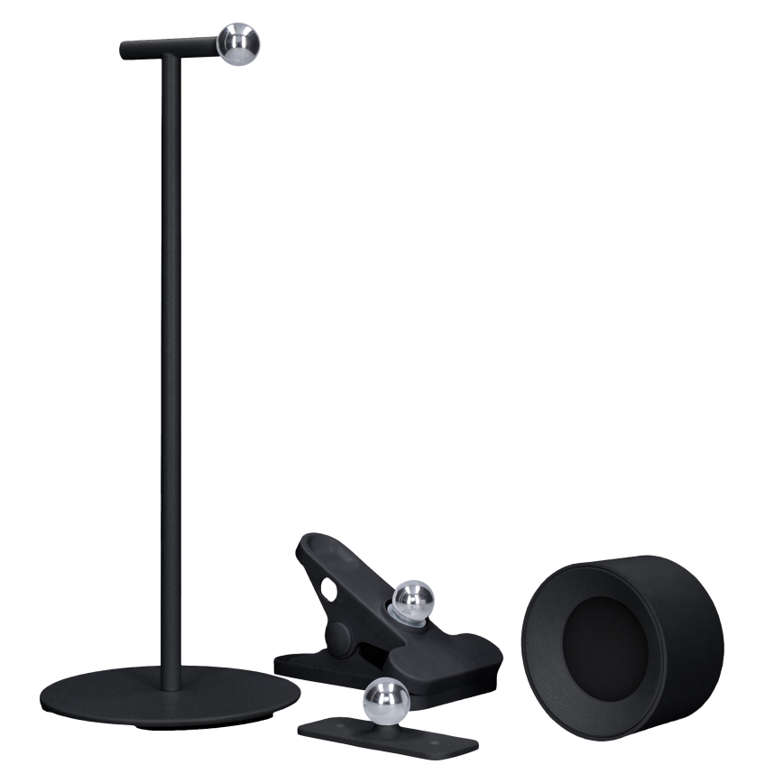 LED prigušiva dodirna punjiva lampa 3u1 LED/4W/2000 mAh 3000/4000/6500K crna