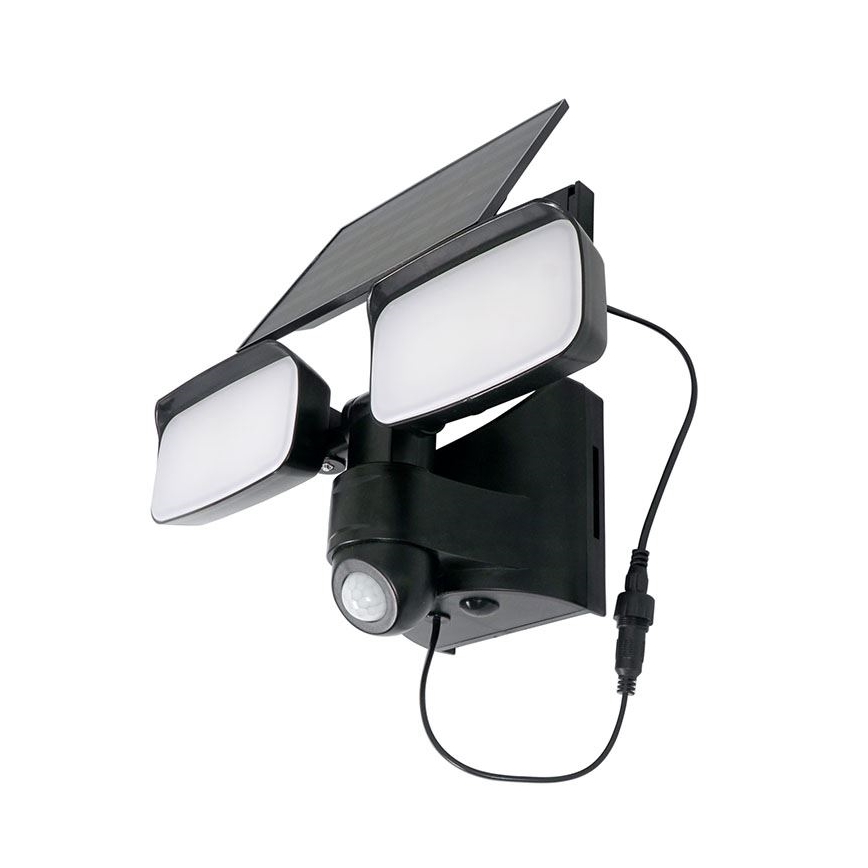 LED solarni reflektor sa senzorom LED/9W/3,7V 3600 mAh IP54