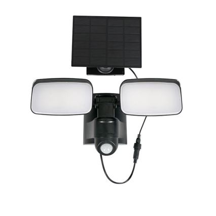 LED solarni reflektor sa senzorom LED/9W/3,7V 3600 mAh IP54