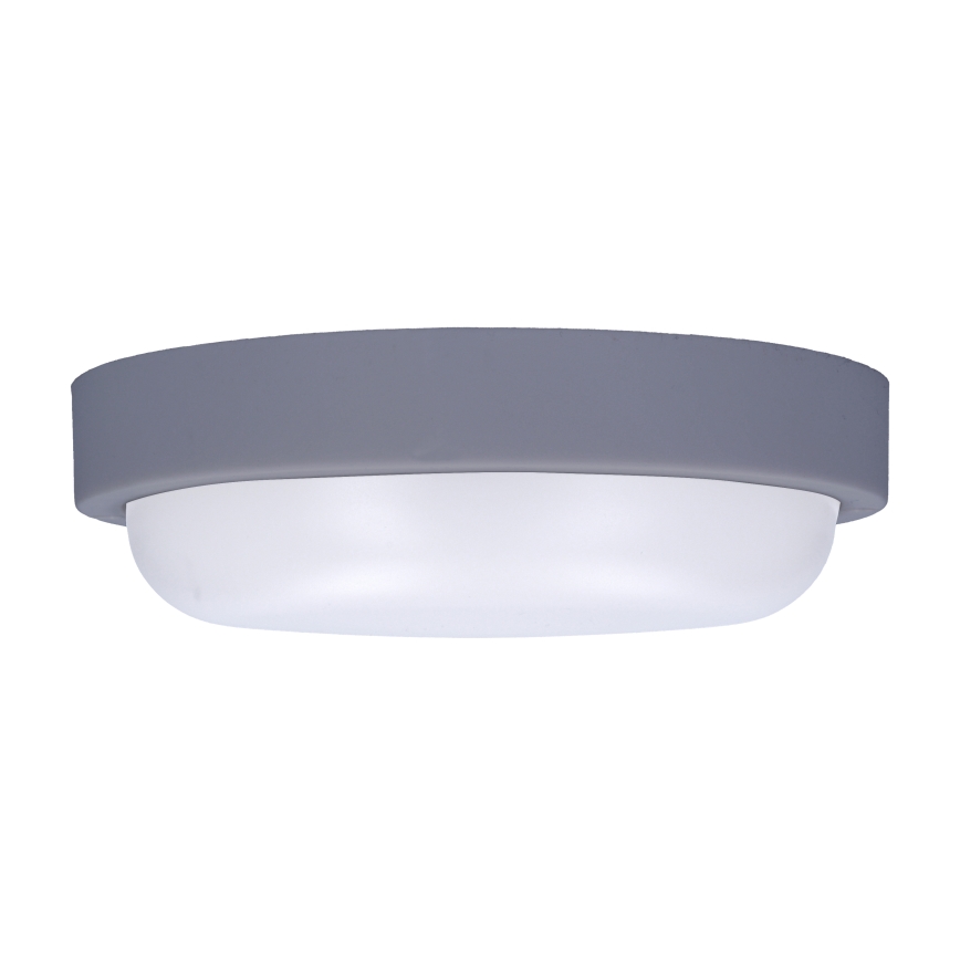 LED spoljašnje zidno svetlo LED/13W/230V 4000K IP54, sivo, okruglo