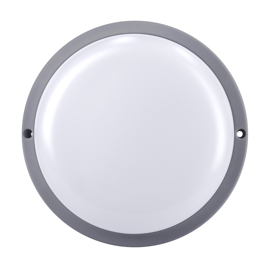 LED spoljašnje zidno svetlo LED/20W/230V 4000K IP54 sivo okruglo