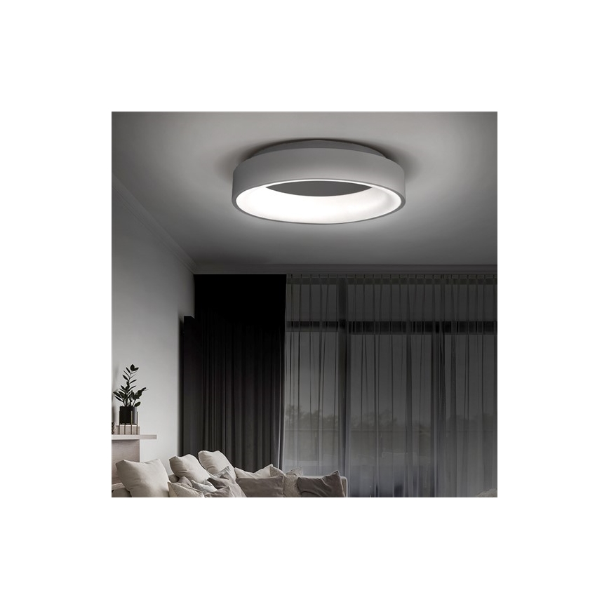 LED prigušiva stropna svetiljka TREVISO LED/48W/230V + daljinski upravljač