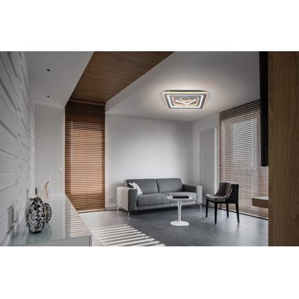 LED prigušiva stropna svetiljka TREVISO LED/48W/230V + daljinski upravljač