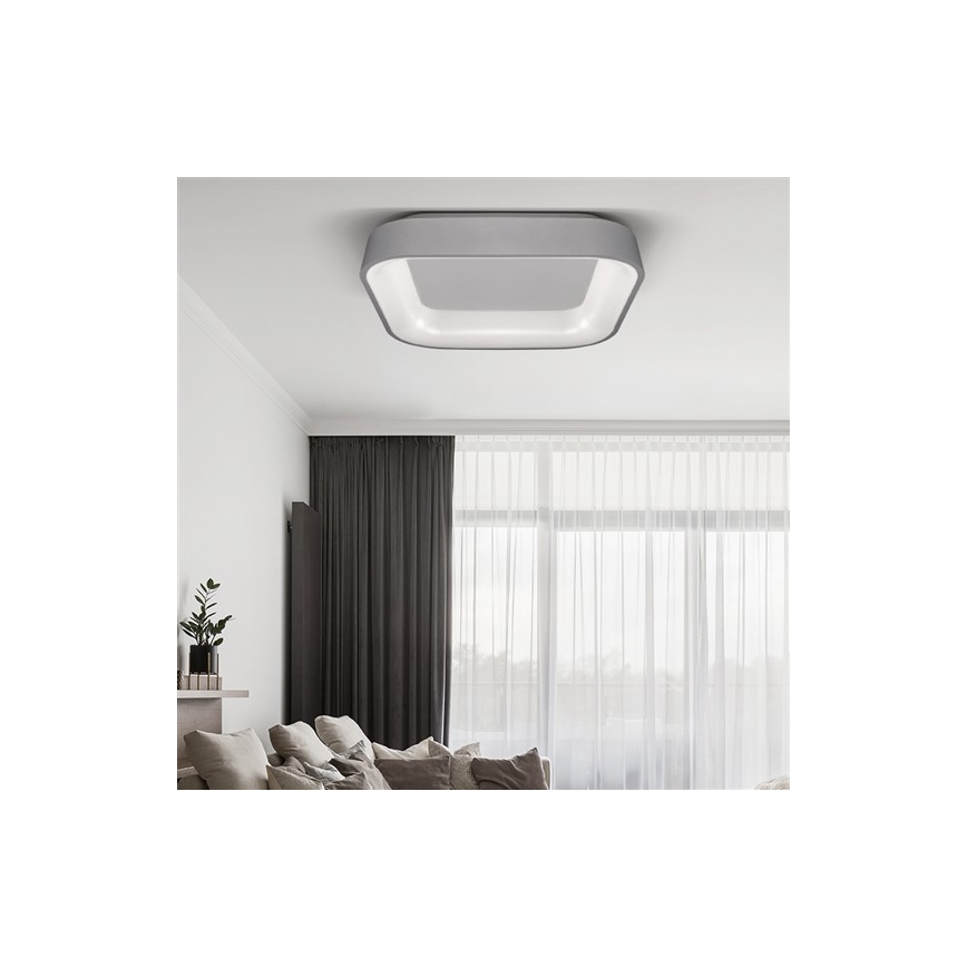 LED prigušiva plafonska svetiljka TREVISO LED/48W/230V + daljinski upravljač