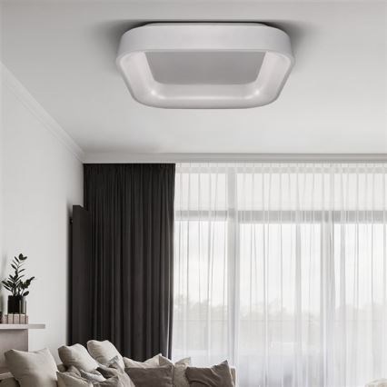 LED prigušiva plafonska svetiljka LED/48W/230V + daljinski upravljač
