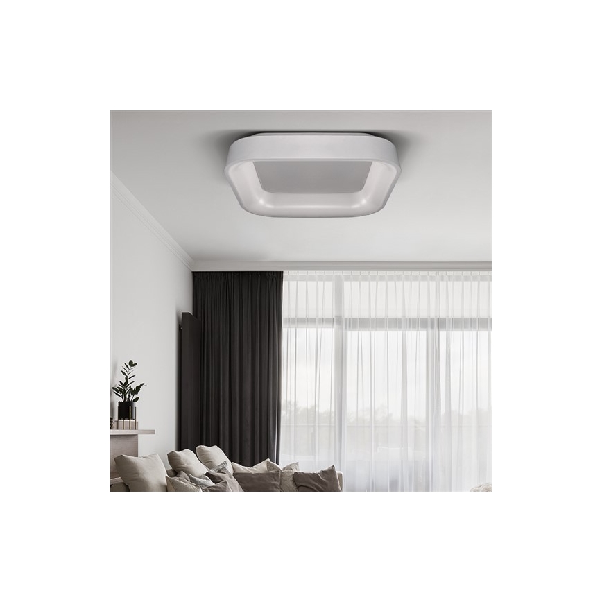 LED prigušiva plafonska svetiljka LED/48W/230V + daljinski upravljač