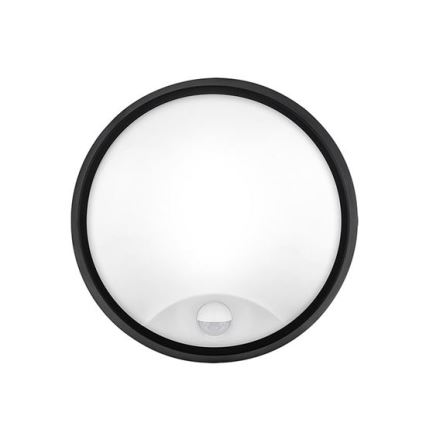 LED spoljašnje zidno svetlo sa senzorom 2 u 1 LED/20W/230V 3000/4000/6500K IP65 prečnik 22 cm