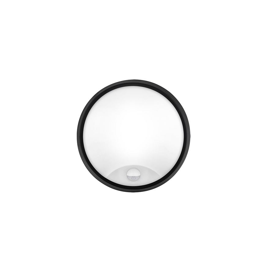 LED spoljašnje zidno svetlo sa senzorom 2 u 1 LED/20W/230V 3000/4000/6500K IP65 prečnik 22 cm